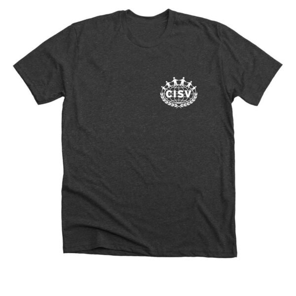 CISV Portland Logo Unisex Tee - Charcoal