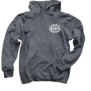 CISV Portland Logo Pullover Hoodie - Charcoal