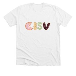 CISV Portland Donut Unisex Tee - White