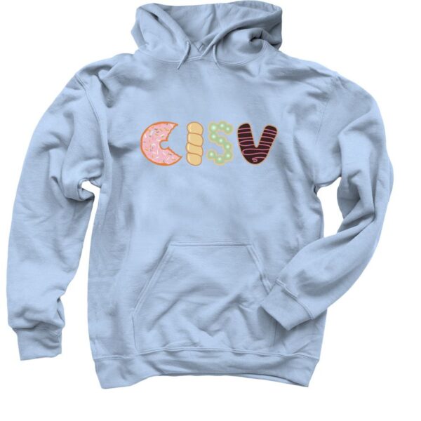 CISV Portland Donut Pullover Hoodie - Light Blue