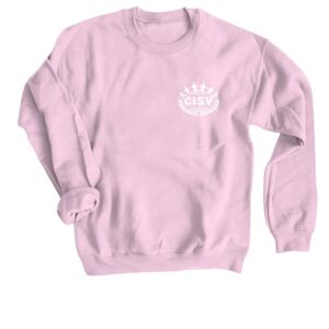 CISV Portland Logo Crewneck Sweatshirt - Light Pink