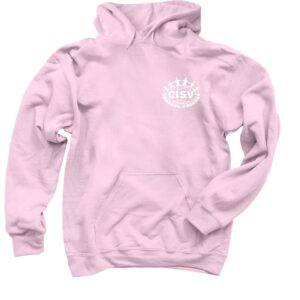 CISV Portland Logo Pullover Hoodie - Light Pink