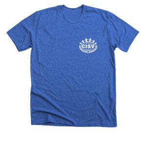 CISV Portland Logo Unisex Tee - Royal Blue
