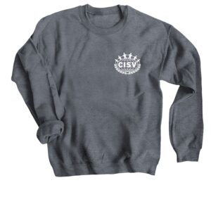 CISV Portland Logo Crewneck Sweatshirt - Charcoal