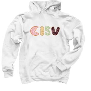 CISV Portland Donut Pullover Hoodie - White