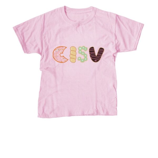 CISV Portland Donut Youth Tee - Light Pink
